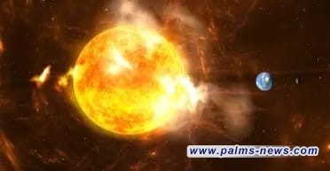 شعلة شمسية تضرب الأرض وتقطع الاتصالات